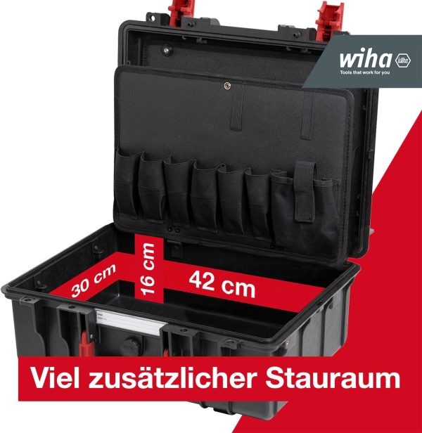 Wiha Lehrlingskoffer für Elektroinstallation 18-teilig VDE I Elektriker Werkzeugkoffer gefüllt I Werkzeug Set für Profi & Azubi I Elektriker Werkzeug – Bild 3