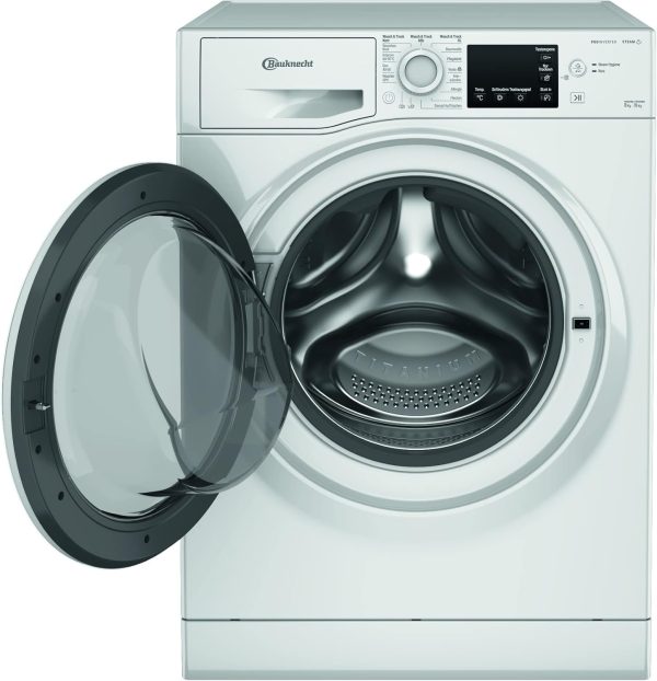 Bauknecht WT AO 86 43 N Waschtrockner /8/6 kg Waschen/Trocknen/Flecken 40?? / Dampf-Programm/Dynamic Inverter-Motor/Wolle-Programm/Nachlegefunktion/Kurz 30'/ AutoClean/Startzeitvorwahl – Bild 3