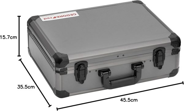 GEDORE red Werkzeugkoffer. Set 138-teilig. gefüllt. Werkzeug für Hand- und Heimwerker. im Aluminiumkoffer. R46007138 – Bild 5