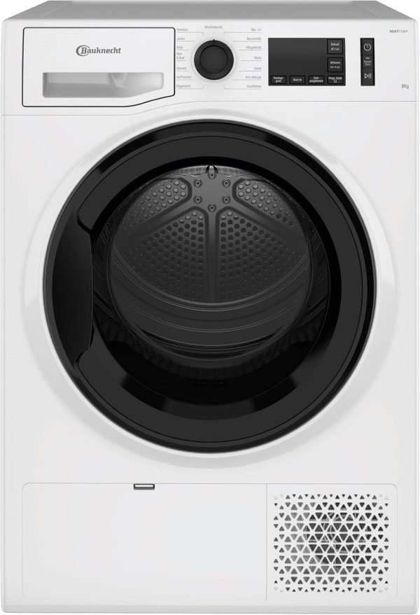 Bauknecht T Soft M11 82 N W?rmepumpentrockner /8kg /EEK A++ /Crease Care - knitterfreie W?sche/ EasyCleaning-Filter / Auffrischen-Programm/ Baby-Programm/Anti-Allergie-Programm/Kuscheltier Programm