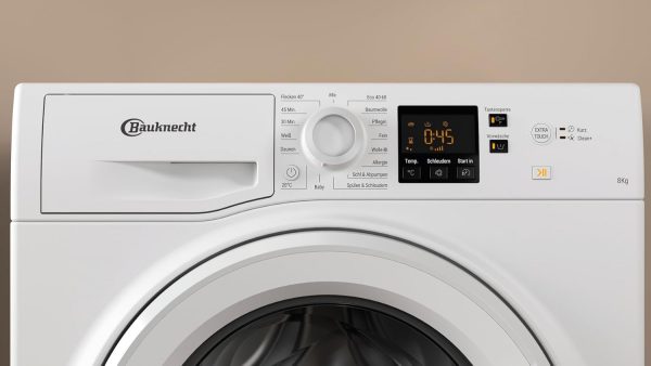 Bauknecht WAM 814 A Waschmaschine Frontlader/8kg/Energieeffizienzklasse A/Kurz 45/Anti-Allergie-Programm/Wolleprogramm/Kurz 30/Startzeitvorwahl/AutoClean/Flecken 40?? – Bild 8