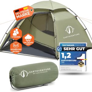 Camping Zelt 2 Personen wasserdicht - Schneller & Leichter Aufbau - Ultraleichtes Zelt kleines Packma? - Zelt f??r 2 Personen - Zelt Camping Trekking Zelt Outdoor Festival & Motorrad