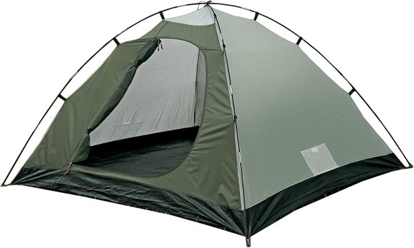 High Peak Kuppelzelt Nevada 4. Campingzelt mit Vorbau. Iglu-Zelt f??r 4 Personen. doppelwandig. wasserdicht. Ventilationssystem. Wetterschutz-Eingang. Moskitoschutz – Bild 5