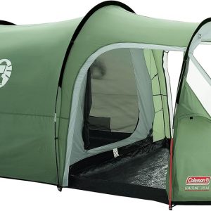Coleman Zelt Coastline 3 Plus | kompaktes 3 Mann Zelt | 3 Personen Tunnelzelt | leichtes Campingzelt mit Vorzelt und Fenstern | Wasserdicht Dank 3.000mm Wassers?ule
