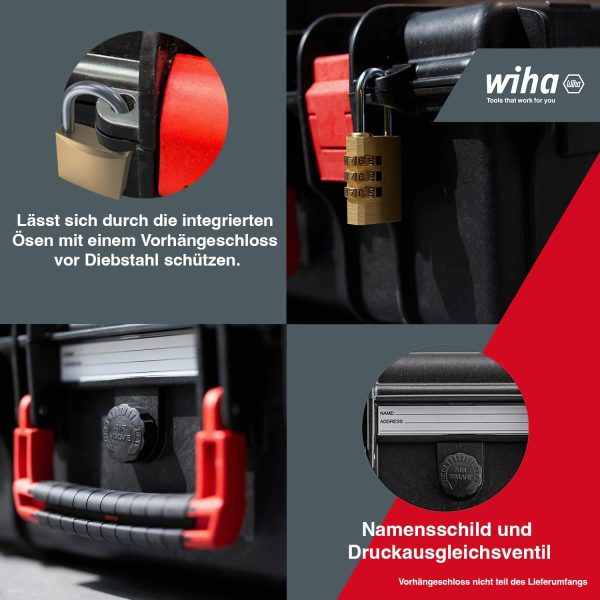Wiha Lehrlingskoffer für Elektroinstallation 18-teilig VDE I Elektriker Werkzeugkoffer gefüllt I Werkzeug Set für Profi & Azubi I Elektriker Werkzeug – Bild 5