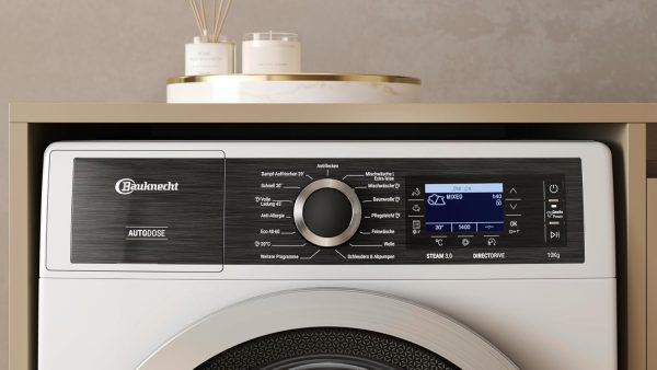 Bauknecht B8 09AD SILENCE DE Waschmaschine Frontlader/Gentle-Power/Energieeffizienklasse A-30 Prozent/Besonders leise Waschmaschine/AutoDose/Steam-Hygiene. Refresh.-Finish/Volle Ladung 45 Min. – Bild 12