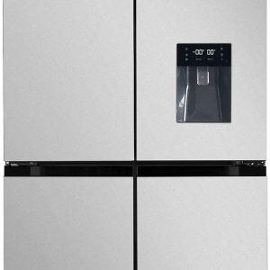 Cecotec Amerikanischer K??hlschrank. 4 T??ren. Edelstahl. 564 l. Bolero. CoolMarket. 4D 564. Edelstahl. 183 cm hoch. 91 cm breit. Wasserspender. geringer Stromverbrauch. Invertermotor. Total NoFrost
