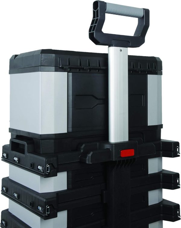 STANLEY FATMAX Rolling Workshop. 4-in-1-Geräte einschließlich abnehmbarer Werkzeugbox. strapazierfähiges Metall und Kunststoff. mobile Workstation. 1-95-622 – Bild 17