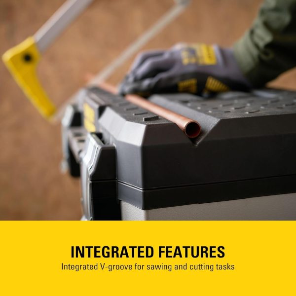 STANLEY FATMAX Rolling Workshop. 4-in-1-Geräte einschließlich abnehmbarer Werkzeugbox. strapazierfähiges Metall und Kunststoff. mobile Workstation. 1-95-622 – Bild 9