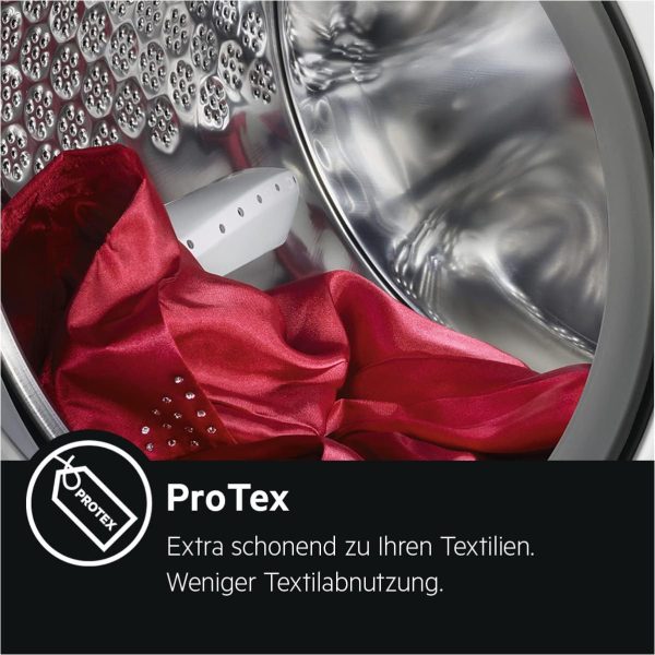 AEG L7WBA60680 Waschtrockner / DualSense - schonende Pflege / 8 kg Waschen / 5 kg Trocknen / D / energiesparend / Mengenautomatik / Nachlegefunktion / ProSteam - Auffrischfunktion / 1600 U/min Wei? – Bild 9