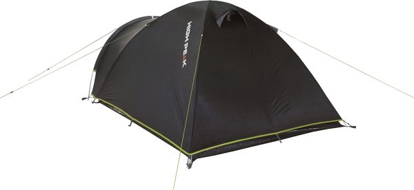 High Peak Kuppelzelt Talos 4. Campingzelt mit Vorbau. Iglu-Zelt f??r 4 Personen. doppelwandig. 4.000 mm wasserdicht. mit Zeltboden. Ventilationssystem. Moskitoschutz. Klarsichtfolien-Fenster – Bild 6