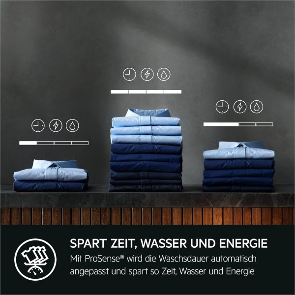 AEG L6AMZ48FL? Waschmaschine / Serie 6000 mit ProSense / Mengenautomatik / 8.0 kg / 1400 U/min – Bild 2