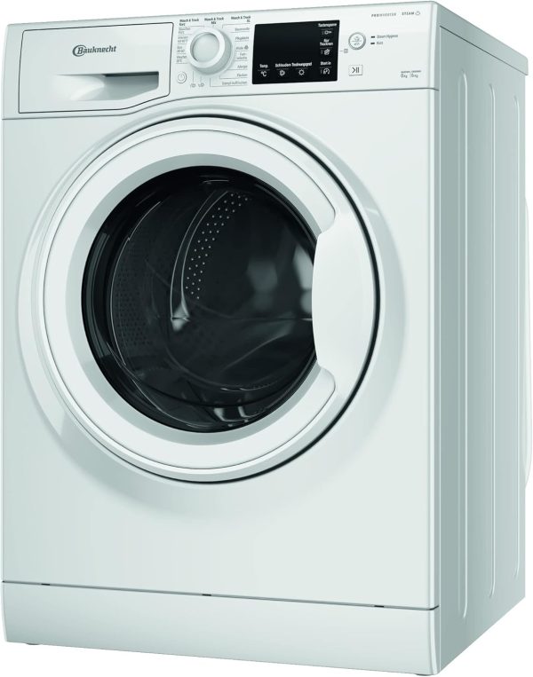 Bauknecht WT AO 86 43 N Waschtrockner /8/6 kg Waschen/Trocknen/Flecken 40?? / Dampf-Programm/Dynamic Inverter-Motor/Wolle-Programm/Nachlegefunktion/Kurz 30'/ AutoClean/Startzeitvorwahl – Bild 2