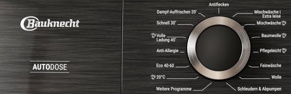 Bauknecht B8 09AD SILENCE DE Waschmaschine Frontlader/Gentle-Power/Energieeffizienklasse A-30 Prozent/Besonders leise Waschmaschine/AutoDose/Steam-Hygiene. Refresh.-Finish/Volle Ladung 45 Min. – Bild 11