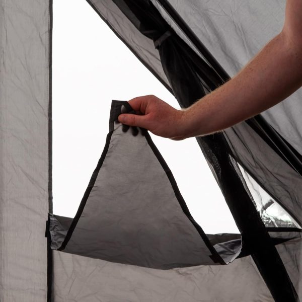 Bell Tipi Zelt f??r Familien Gruppen - 4 Gr??en (4-12 Pers.) - wasserdicht (3.000 mm) - mit Stehh?he - 2 Farben (grau. Mint) – Bild 8
