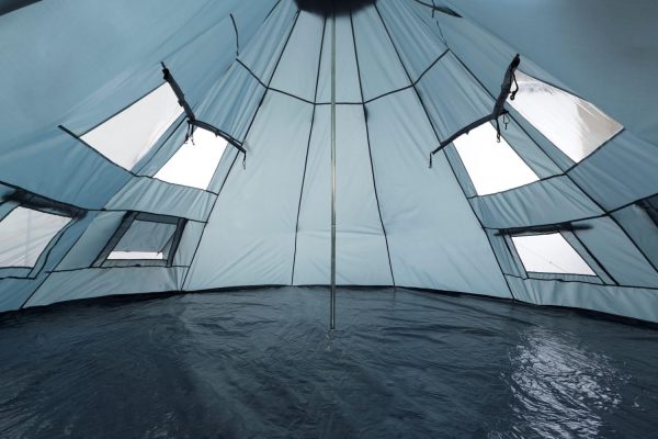 Tipi Zelt Spirit f??r 4 Personen | Indianerzelt f??r Camping. Wandern. 3000 mm Wassers?ule | Firstzelt. Pyramidenzelt. Rundzelt | Gruppenzelt. Campingzelt. Familienzelt – Bild 7