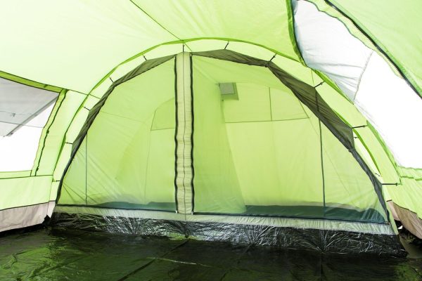 Zelt Relax6 f??r 6 Personen | Variables Tunnelzelt mit gro?em Vorraum. 5000 mm Wassers?ule | Abtrennbare Schlafkabine | Gruppenzelt. Campingzelt. Familienzelt – Bild 8