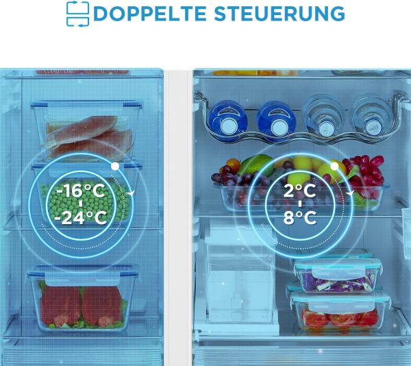 Midea KS-DDX 6.32 WT Side-by-Side K??hl-/Gefrierkombination/ 178.8 cm H?he/ 254 kWh/Jahr/No Frost/Dual Inverter Compressor/mit 3in1 Wasser-/Eisspender und Wassertank. Dark Inox – Bild 7