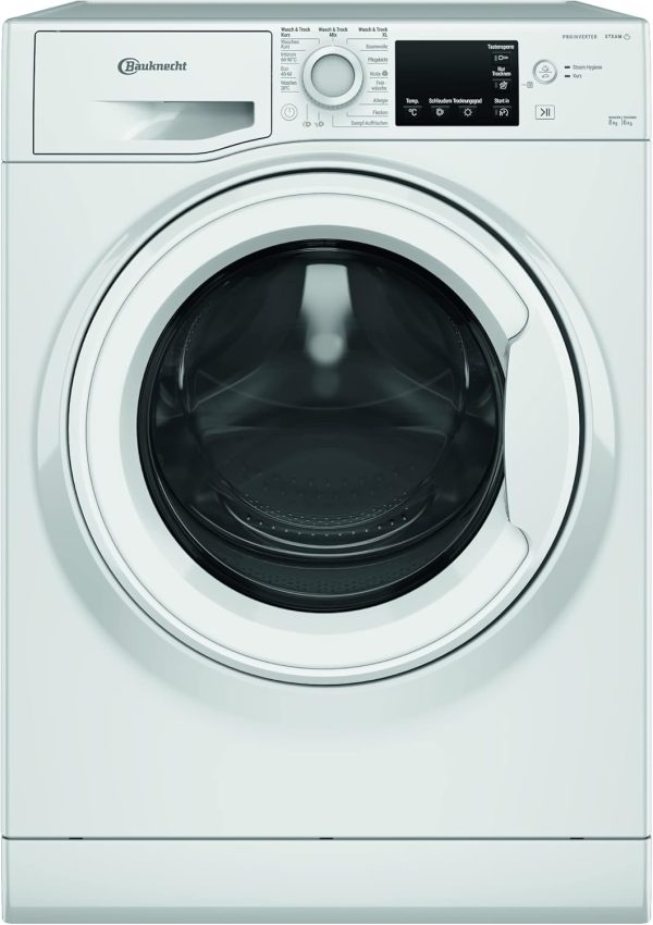 Bauknecht WT AO 86 43 N Waschtrockner /8/6 kg Waschen/Trocknen/Flecken 40?? / Dampf-Programm/Dynamic Inverter-Motor/Wolle-Programm/Nachlegefunktion/Kurz 30'/ AutoClean/Startzeitvorwahl