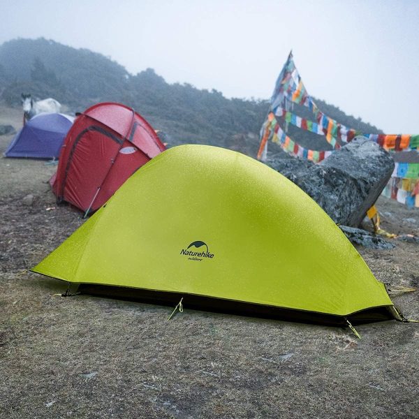 Naturehike Cloud up 1 Zelt Ultraleichte Zelt 1 Person Einzelzelt 1 Mann Zelt f??r 4 Jahreszeiten Zelt Camping Zelt – Bild 8