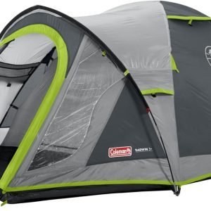 Coleman Zelt Darwin 2-4 | Kompaktes 2 bis 4 Mann Kuppelzelt | Modelle mit abgedunkelter Schlafkabine | Leichtes Camping. Festival. Trekkingzelt | 4500 mm wasserdicht | integrierte Bodenplane