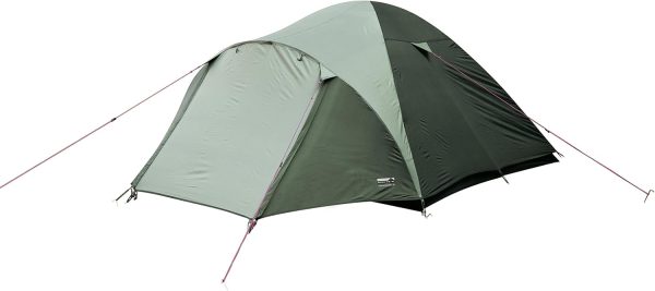 High Peak Kuppelzelt Nevada 4. Campingzelt mit Vorbau. Iglu-Zelt f??r 4 Personen. doppelwandig. wasserdicht. Ventilationssystem. Wetterschutz-Eingang. Moskitoschutz – Bild 2