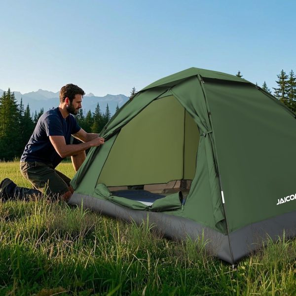 Zelt 1-4 Personen Camping Zelt. Leicht. Stabil. Wasserdicht Kuppelzelt. 3-4 Saison Ultraleicht Zelte Mit Kleinem Packma?. f??r Camping. Trekking. Familie. Outdoor – Bild 7