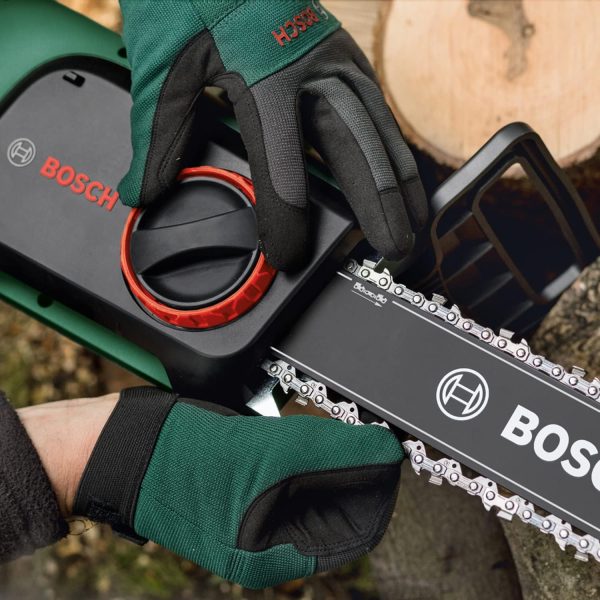 Bosch Kettensäge UniversalChain 40 (1800 W. Gewicht: 4.3 kg. Kettengeschwindigkeit: 12 m/s. mit Kettensägenöl inklusive. im Karton) ??Amazon Edition – Bild 3