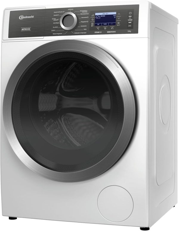 Bauknecht B8 09AD SILENCE DE Waschmaschine Frontlader/Gentle-Power/Energieeffizienklasse A-30 Prozent/Besonders leise Waschmaschine/AutoDose/Steam-Hygiene. Refresh.-Finish/Volle Ladung 45 Min. – Bild 2