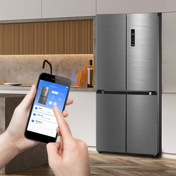 Midea MDRF632FID46 Multi Door K??hl-/Gefrierkombination/ 177.5cm H?he /83.3cm Breit/65.3cm Tiefe/NoFrost/295 kWh/Jahr /305L K??hlteil/169L Gefrierteil/Plasma Pure/Inverter Compressor/Vario Box – Bild 7