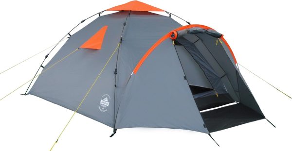 Lumaland Pop Up Zelt | 3-4 Personen Familienzelt | Wurfzelt Innenma?e 210x210x120 cm | Wasserdicht & Windfest | Ideal als Camping. Festival & Reise Zelt | Ultraleicht & Robust