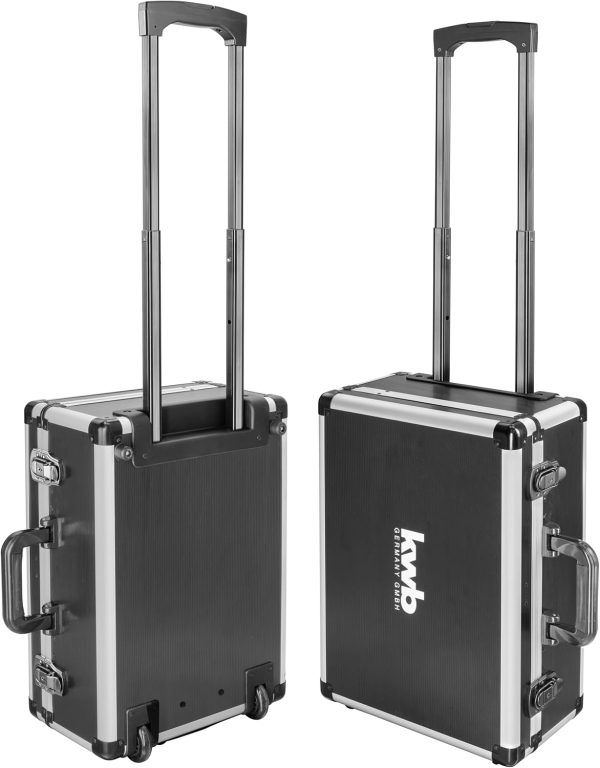 kwb Werkzeugkoffer mit Trolley-Funktion. 175-teilig. gefüllt. Werkzeug im stabilem Aluminiumkoffer. Werkzeugset groß. für Heimwerker. DIYer und Handwerks-Meister. abschließbar inkl. 2 Schlüsseln – Bild 3