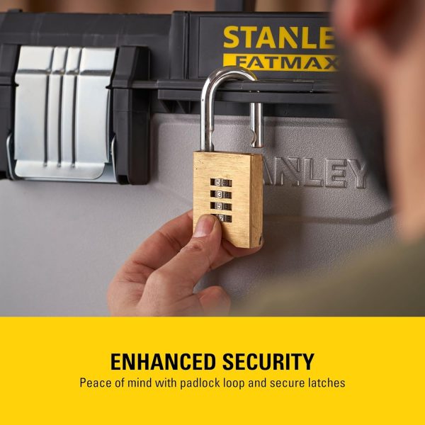STANLEY FATMAX Rolling Workshop. 4-in-1-Geräte einschließlich abnehmbarer Werkzeugbox. strapazierfähiges Metall und Kunststoff. mobile Workstation. 1-95-622 – Bild 10