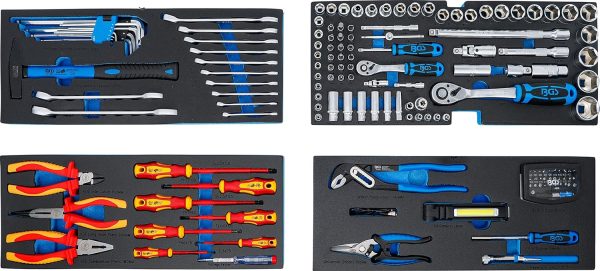 BGS 3350 | Elektriker-Metall-Werkzeugkoffer | 3 Schubladen | mit 147 Werkzeugen – Bild 5