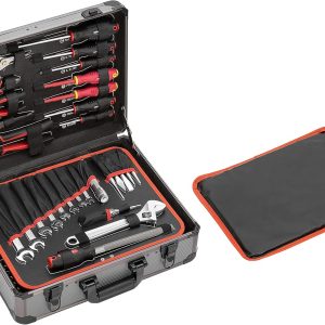 GEDORE red Werkzeugkoffer. Set 138-teilig. gefüllt. Werkzeug für Hand- und Heimwerker. im Aluminiumkoffer. R46007138
