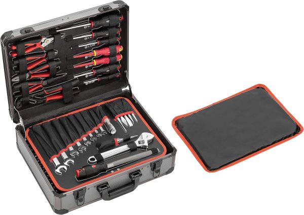 GEDORE red Werkzeugkoffer. Set 138-teilig. gefüllt. Werkzeug für Hand- und Heimwerker. im Aluminiumkoffer. R46007138