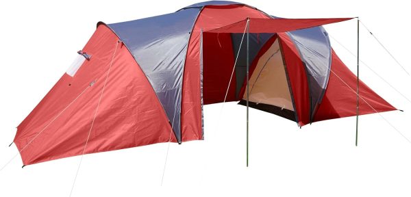 Campingzelt Loksa. 6-Mann Zelt Kuppelzelt Igluzelt Festival-Zelt. 6 Personen