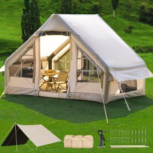 aufblasbare Zelt 2/4/6/8 Personen Zelte f??r Camping. Big Air Haus Zelt enth?lt Rainfly. einfache Einrichtung gro?e aufblasen Zelte f??r Camping im Freien. Glamping Zelte gro?e Apsis.