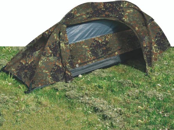 Mil-Tec Einmannzelt Recom (150x250cm) ? Tunnelzelt f??r 1 Person ? Ultraleicht. kompakt. Wind- & sturmsicher ? Zelt f??r Trekking. Camping. Outdoor. Wandern ? 1-Personen-Zelt – Bild 4