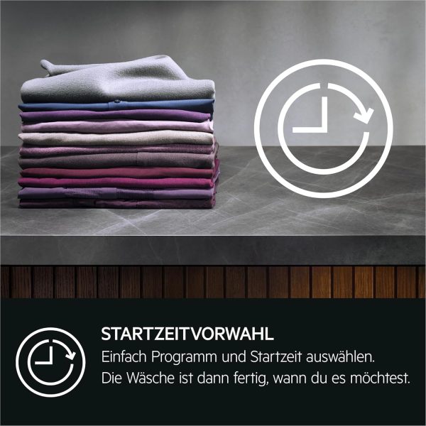 AEG L6AMZ48FL? Waschmaschine / Serie 6000 mit ProSense / Mengenautomatik / 8.0 kg / 1400 U/min – Bild 3