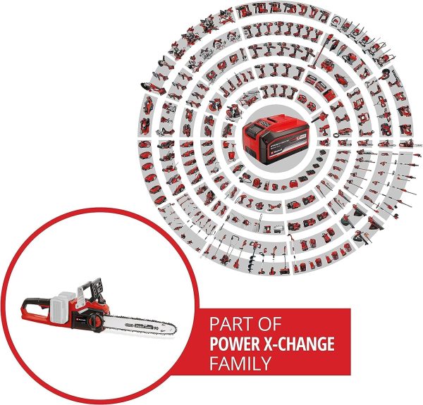 Einhell Professional Akku-Kettensäge GP-LC 36/35 Li-Solo Power X-Change (Li-Ion. 36 V. 33 cm Schnittlänge. 15 m/s Schnittgeschwindigkeit. bürstenloser Elektromotor. ohne Akku & Ladegerät) – Bild 2