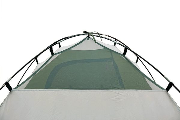 High Peak Kuppelzelt Nevada 4. Campingzelt mit Vorbau. Iglu-Zelt f??r 4 Personen. doppelwandig. wasserdicht. Ventilationssystem. Wetterschutz-Eingang. Moskitoschutz – Bild 6