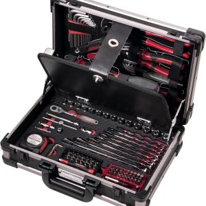 KRAFTWERK Profi Werkzeugkoffer | Werkzeugkoffer Alu 123-tlg. | Werkzeugkoffer bestückt Steckschlüsselsatz | KRAFTWERK Werkzeug Art. Nr.: 3944