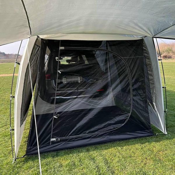 Heckzelt F??r Autocamping ?C Familienzelt | Gro?es. Schattiges Campingzelt. 3-Jahreszeiten-Zelt F??r 5?C6 Personen. Multifunktional. Geeignet F??r Camping. Reisen Und Outdoor-Aktivit?ten Mit Der – Bild 3