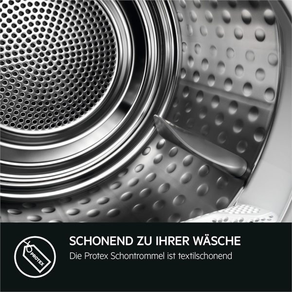 AEG W?rmepumpentrockner 8 kg ?C Serie 8000 AbsoluteCare Wolle- und Seidetrocknung ?C Testsieger der Stiftung Warentest ?C A+++ ?C Energiesparend ?C Trommelbeleuchtung ?C Knitterschutz ?C TR8AMZ68 – Bild 13