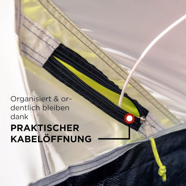 Coleman Zelt Darwin 2-4 | Kompaktes 2 bis 4 Mann Kuppelzelt | Modelle mit abgedunkelter Schlafkabine | Leichtes Camping. Festival. Trekkingzelt | 4500 mm wasserdicht | integrierte Bodenplane – Bild 6