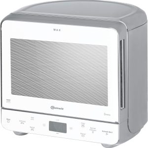 Bauknecht MW 39 WSL / Kombination Grill und Mikrowelle / Crisp Funktion / 700 W / 13 L Garraum / Super-Kompakt Design / Dampfgarfunktion / Schnellauftau-Funktion. Wei?/Silber
