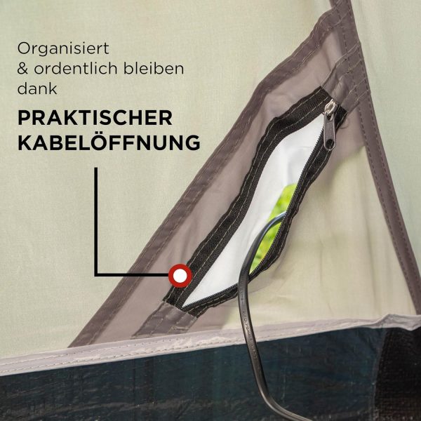 Coleman Zelt Coastline 3 Plus | kompaktes 3 Mann Zelt | 3 Personen Tunnelzelt | leichtes Campingzelt mit Vorzelt und Fenstern | Wasserdicht Dank 3.000mm Wassers?ule – Bild 5