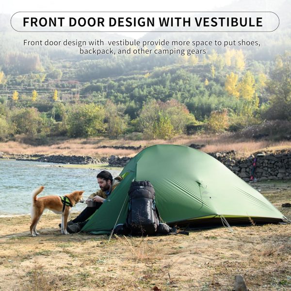 Naturehike Cloud up 2 Upgrade Ultraleichte Zelte Doppelten 2 Personen Zelt 3-4 Saison f??r Camping Wandern – Bild 4