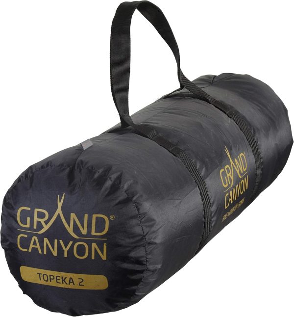 Grand Canyon Topeka 2. Kuppelzelt f??r 2 Personen. Ultra-leicht. wasserdicht. viel Platz. Gute Bel??ftung. kleines Packma?. Zelt f??r Trekking. Camping. Outdoor – Bild 5